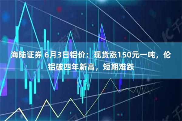 海陆证券 6月3日铝价：现货涨150元一吨，伦铝破四年新高，短期难跌